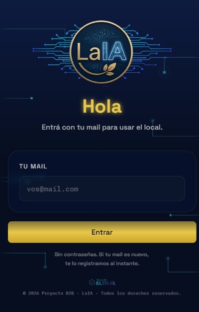 Entrás con tu mail